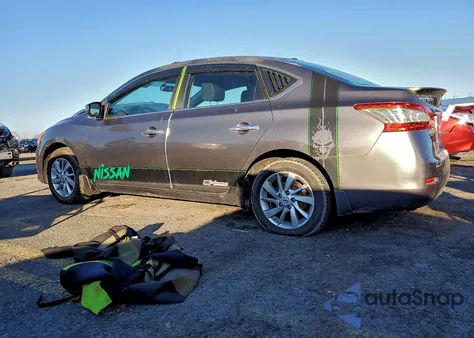 2015 Nissan Sentra S from USA, damaged, VIN 3N1AB7AP7FY252087